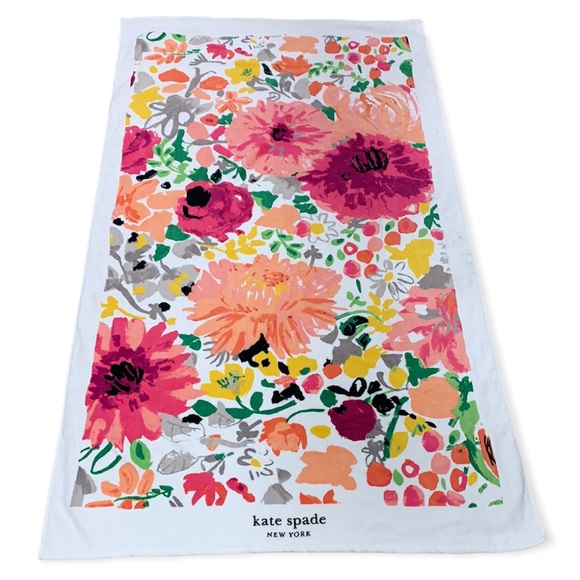 kate spade Other - ♠️❤️kate spade New York 100% Cotton Oversized Beach Towel Beautiful Floral